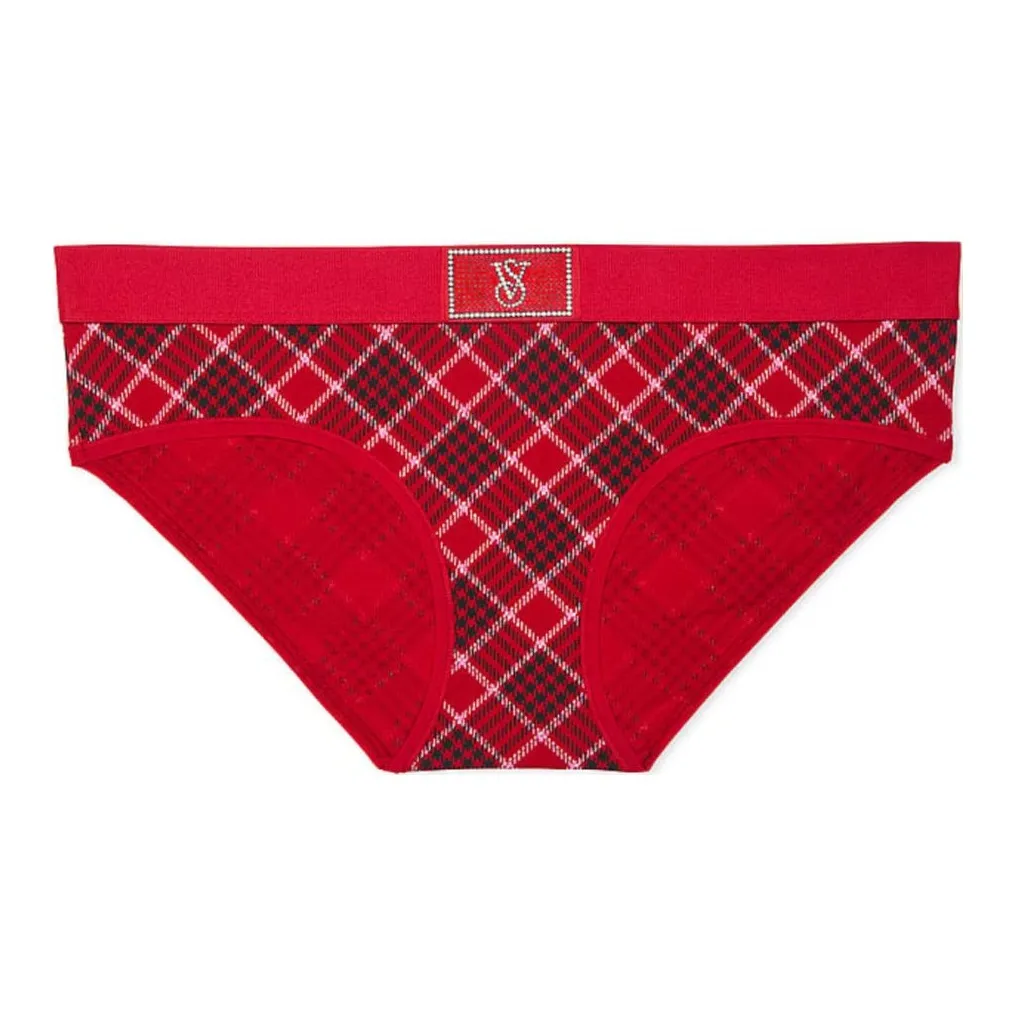 Victoria's Secret Женское нижнее белье 1 упаковка красный клетчатый