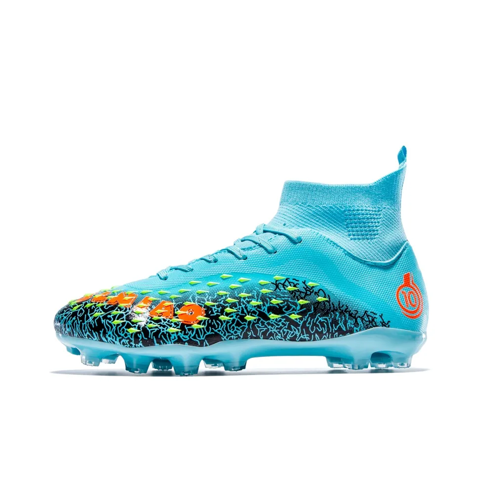 BIANSULONG Soccer Shoes Unisex Low Top Aqua