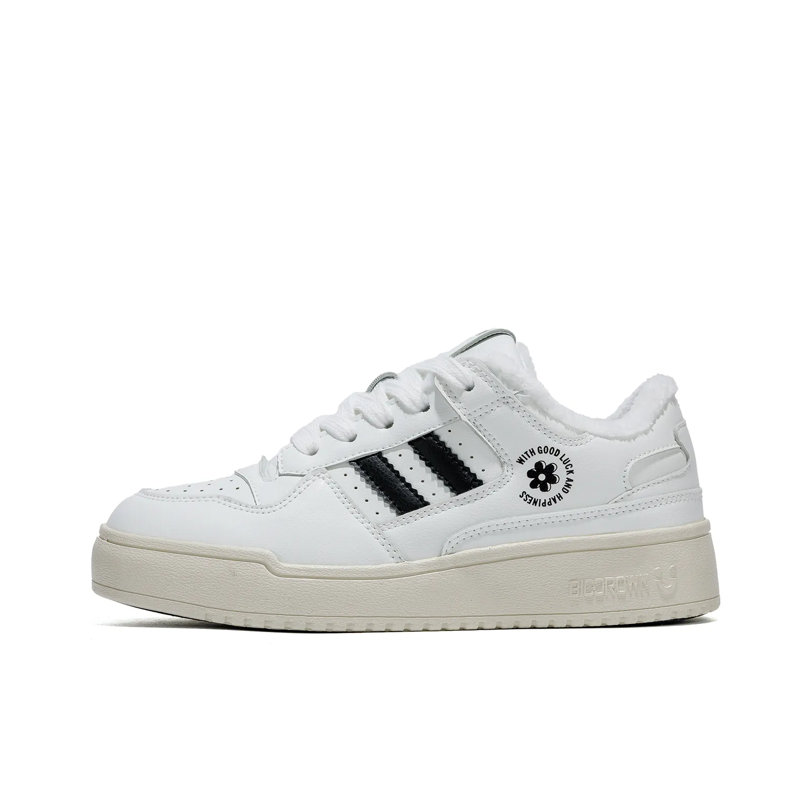 B10CROWN Warm Wear-Resistant Breathable Slip-Resistant Low-Top Skateboard Shoes Women's