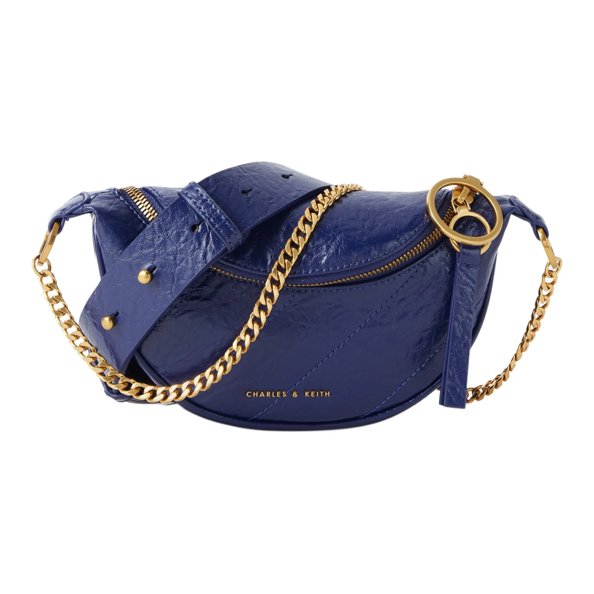 CHARLES KEITH ПУ (полиуретан) Charles Keith Бананка Сумка Сумка через плечо Маленькая Женская Многоцветная