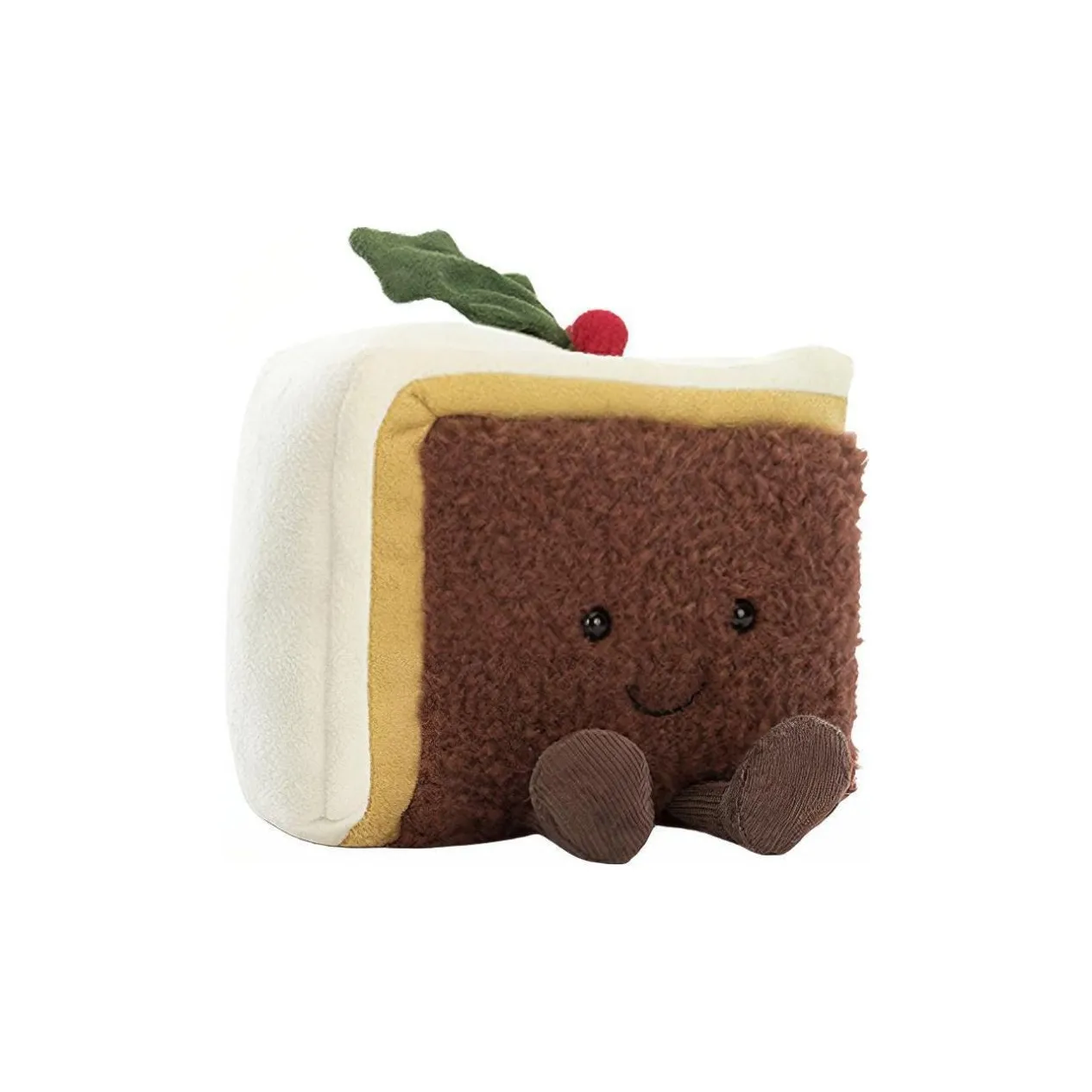 JELLYCAT Amuseables Slice Of Christmas Cake Plush Toy