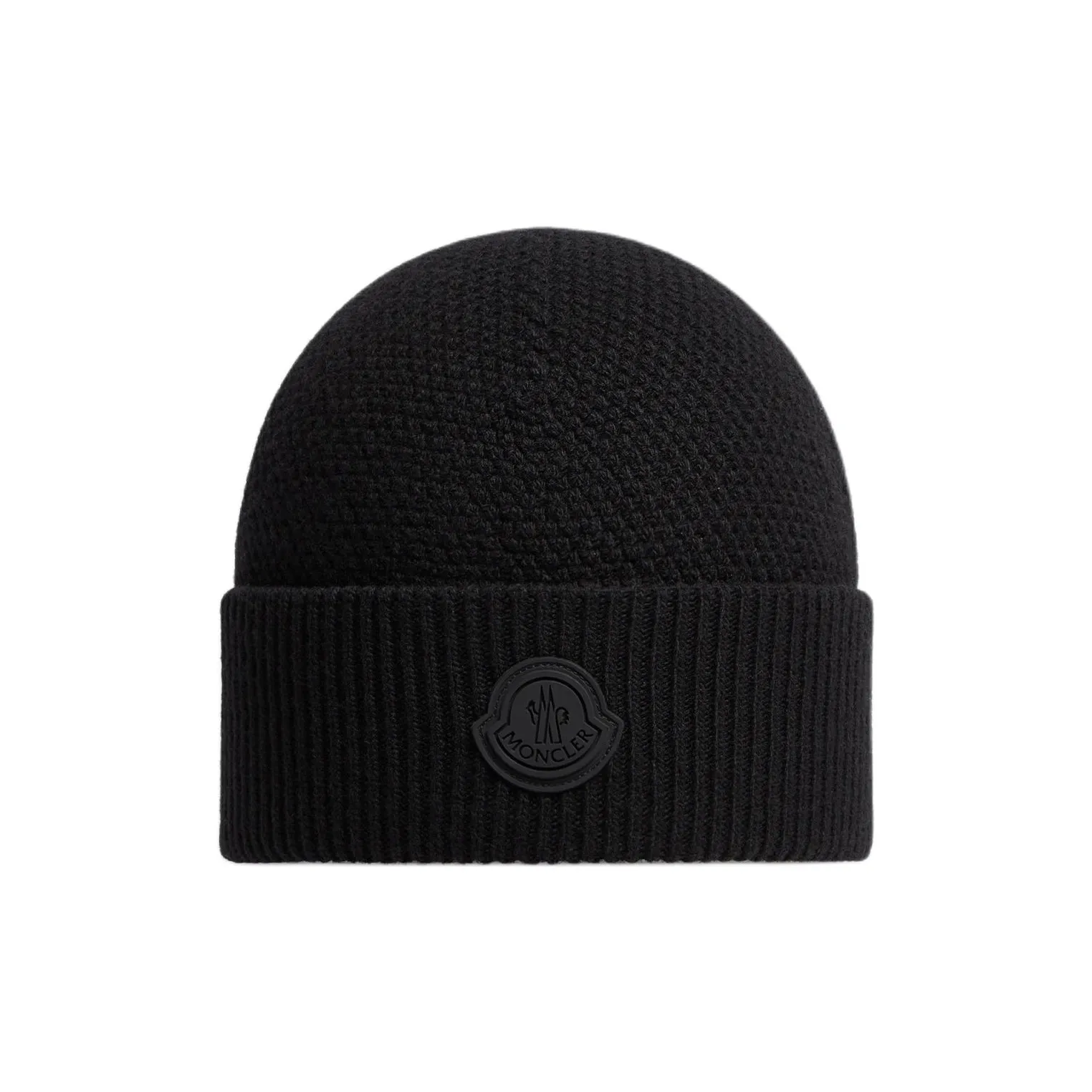 Moncler Logo patch Ribbed brim Beanie