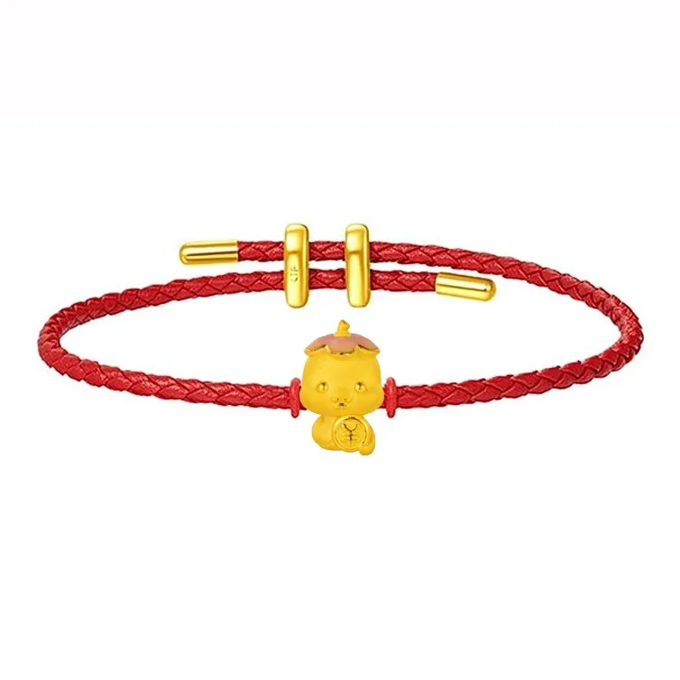 Zhongzhao jewelry Gold Bracelet Unisex