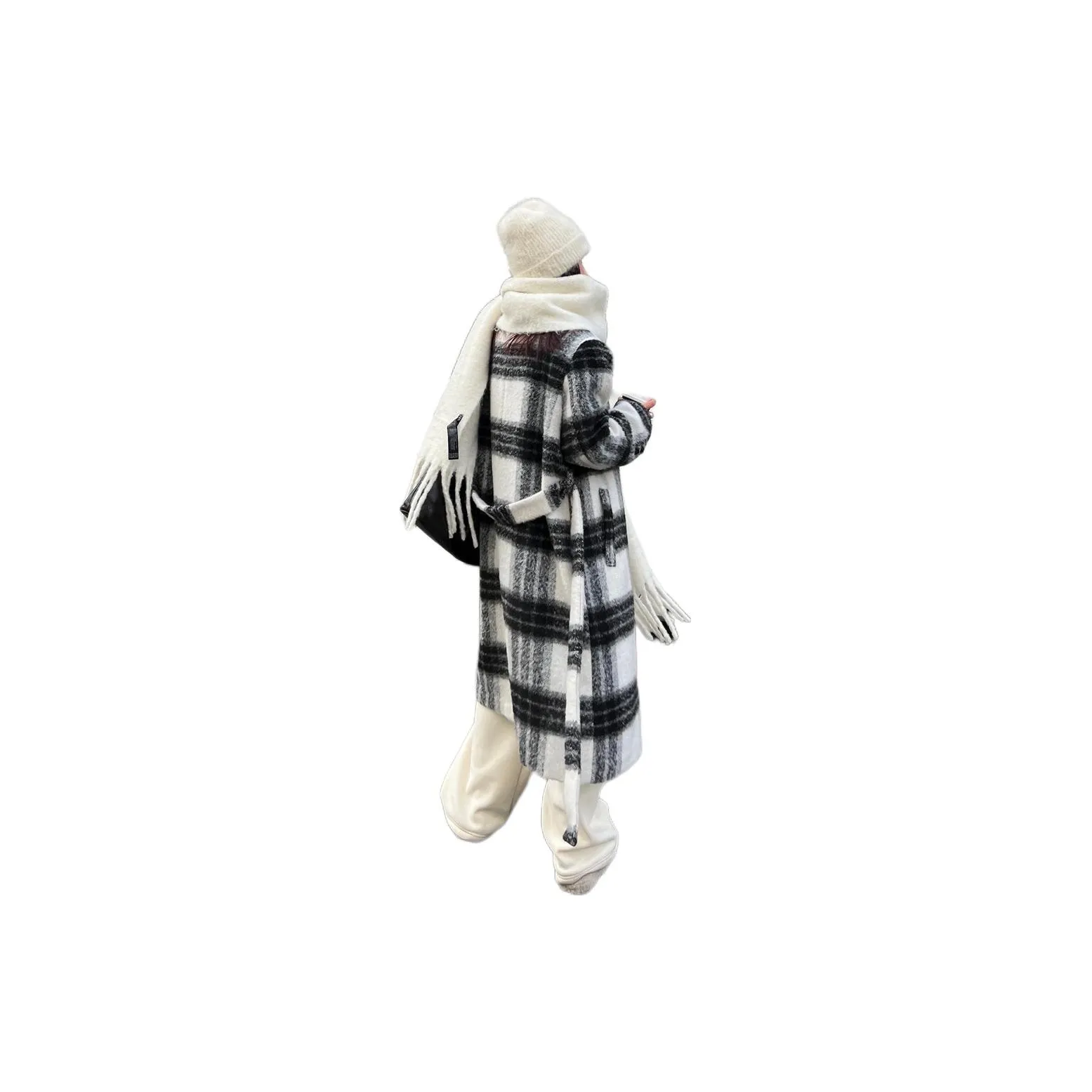 CPAURA Velvet feel Coat Women's Black