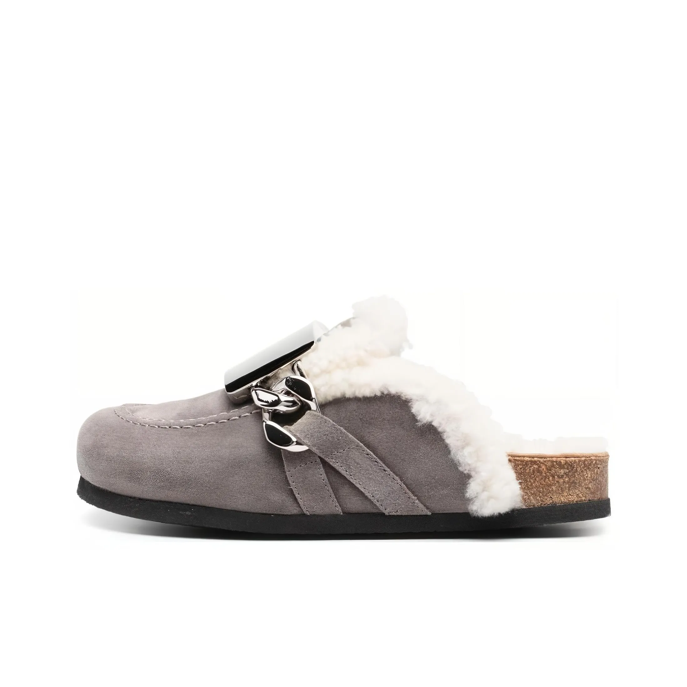 JW Anderson Buckle detail Suede Loafers Women's
