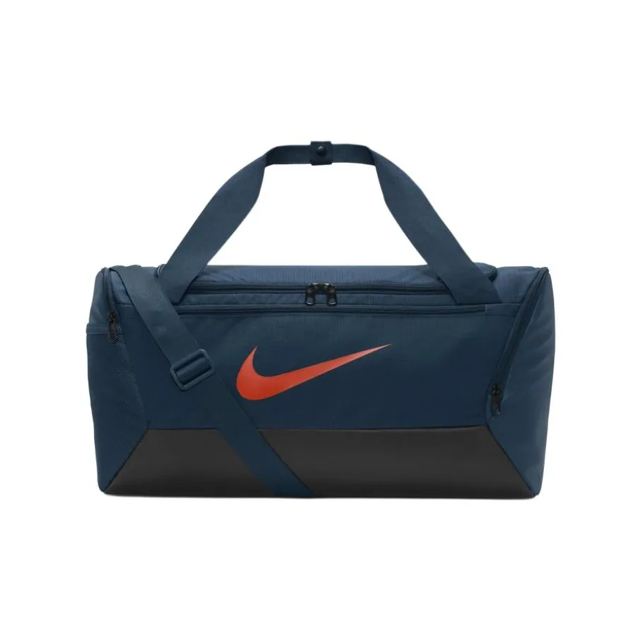 Nike Polyester Travel Bag Trumpets Unisex Marine Blue & Black