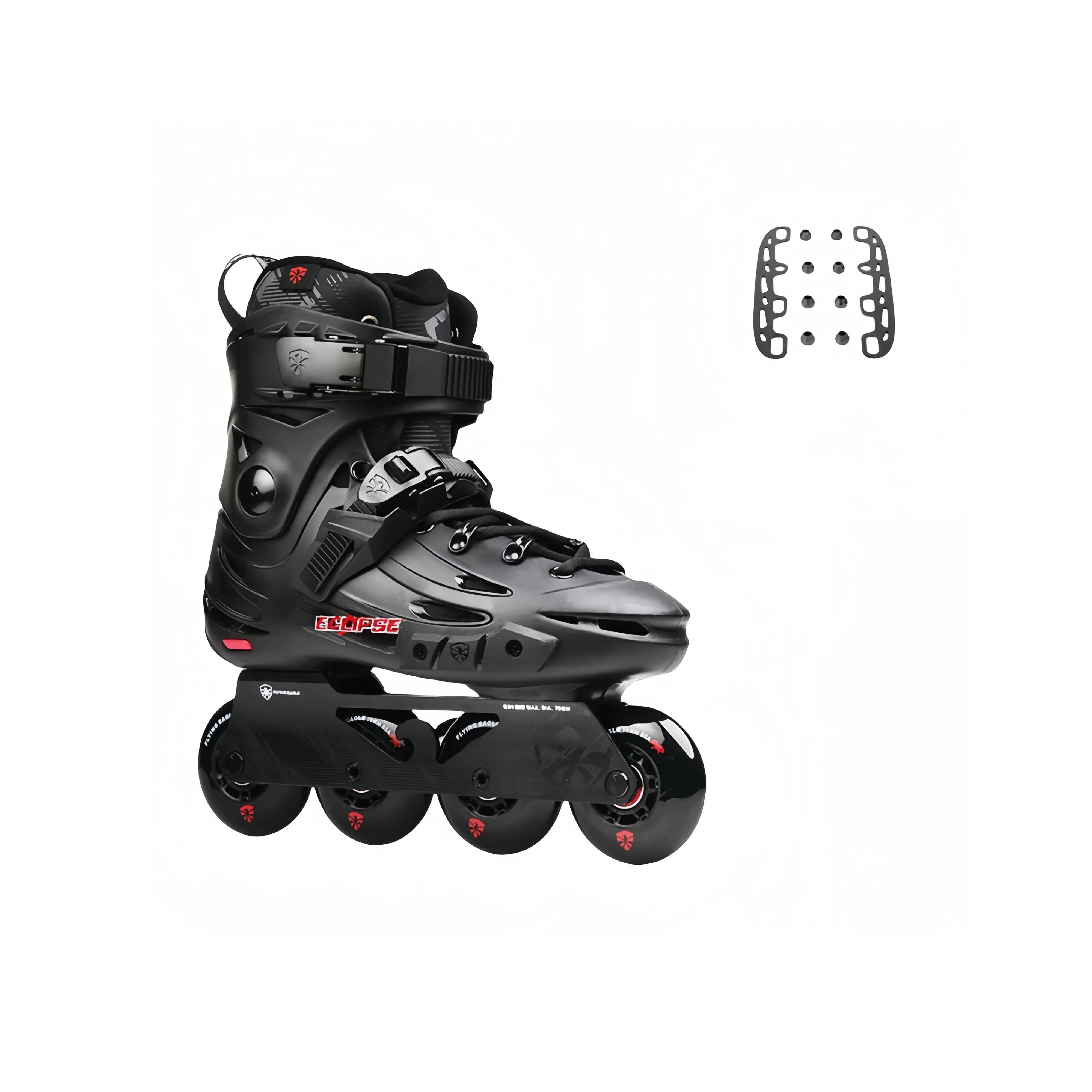 FLYING EAGLE Inline Skates Stylized Street Riding FSK Men's Black Red