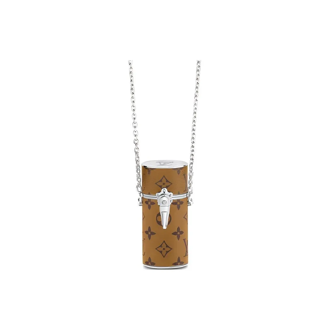 LOUIS VUITTON Lipstick Case Reverse Monogram Brown