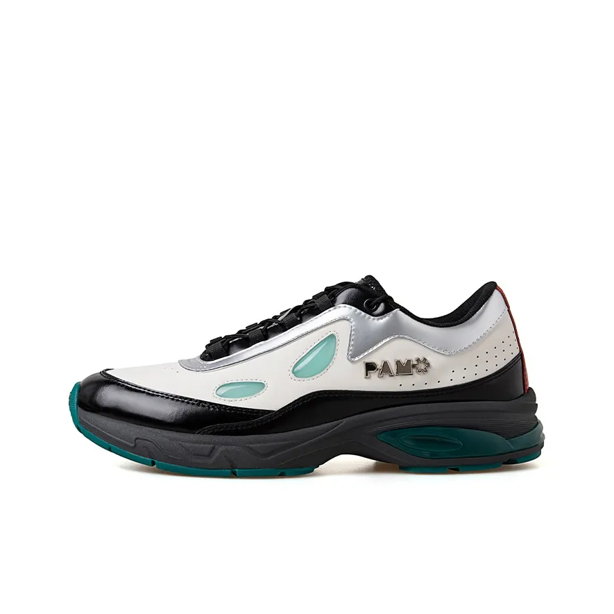 PAMP Green Mountain Gear Lightweight Anti Slip Low Top Casual Shoes Unisex Black White