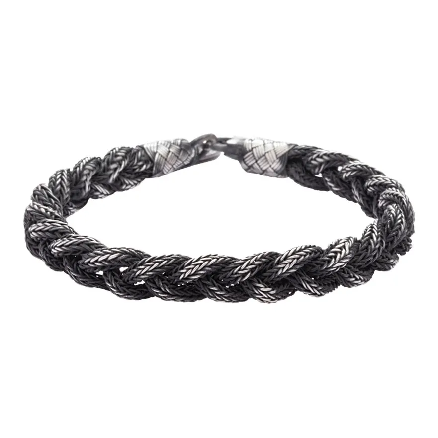 LUCKYMOJO Sterling Silver Bracelets Unisex