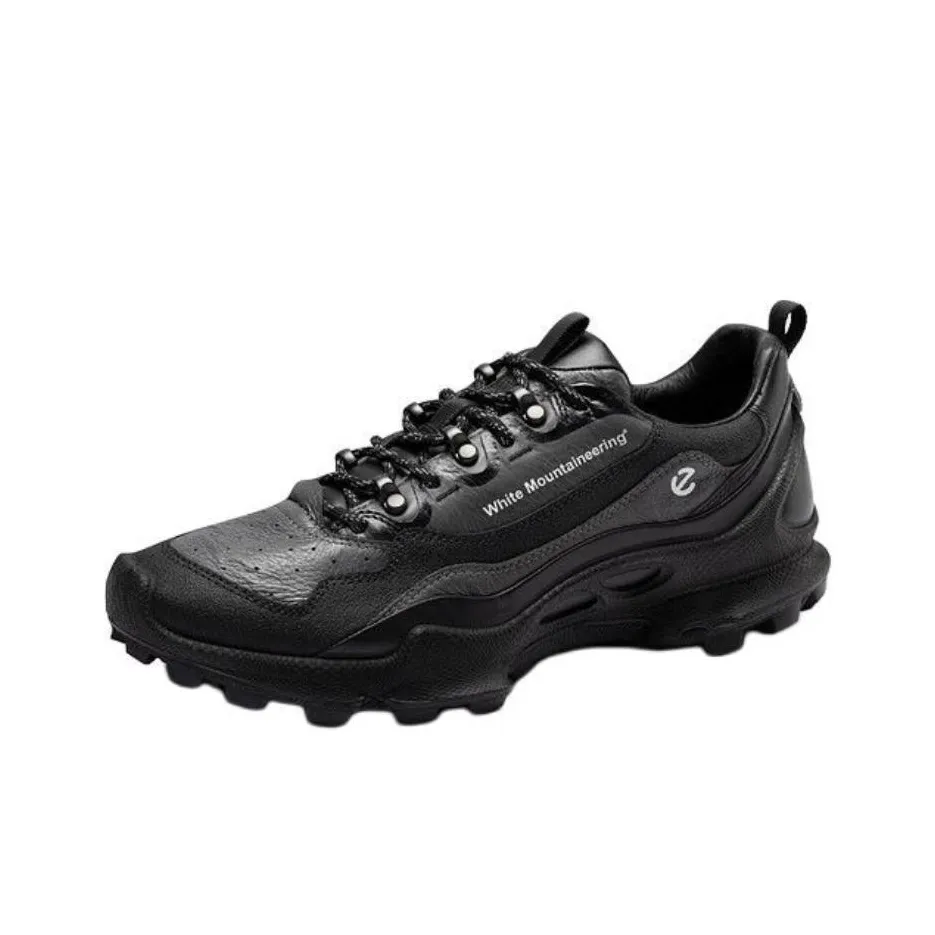 White Mountaineering x Ecco Capsule Collection Anti-Slip Wear-Resistant Low-Top Outdoor Shoes Women's Black