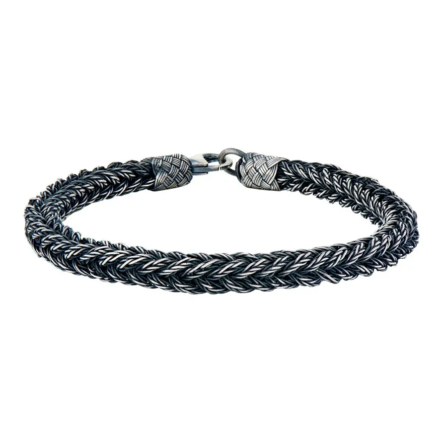 LUCKYMOJO 990 Silver Pure Silver Bracelets Unisex
