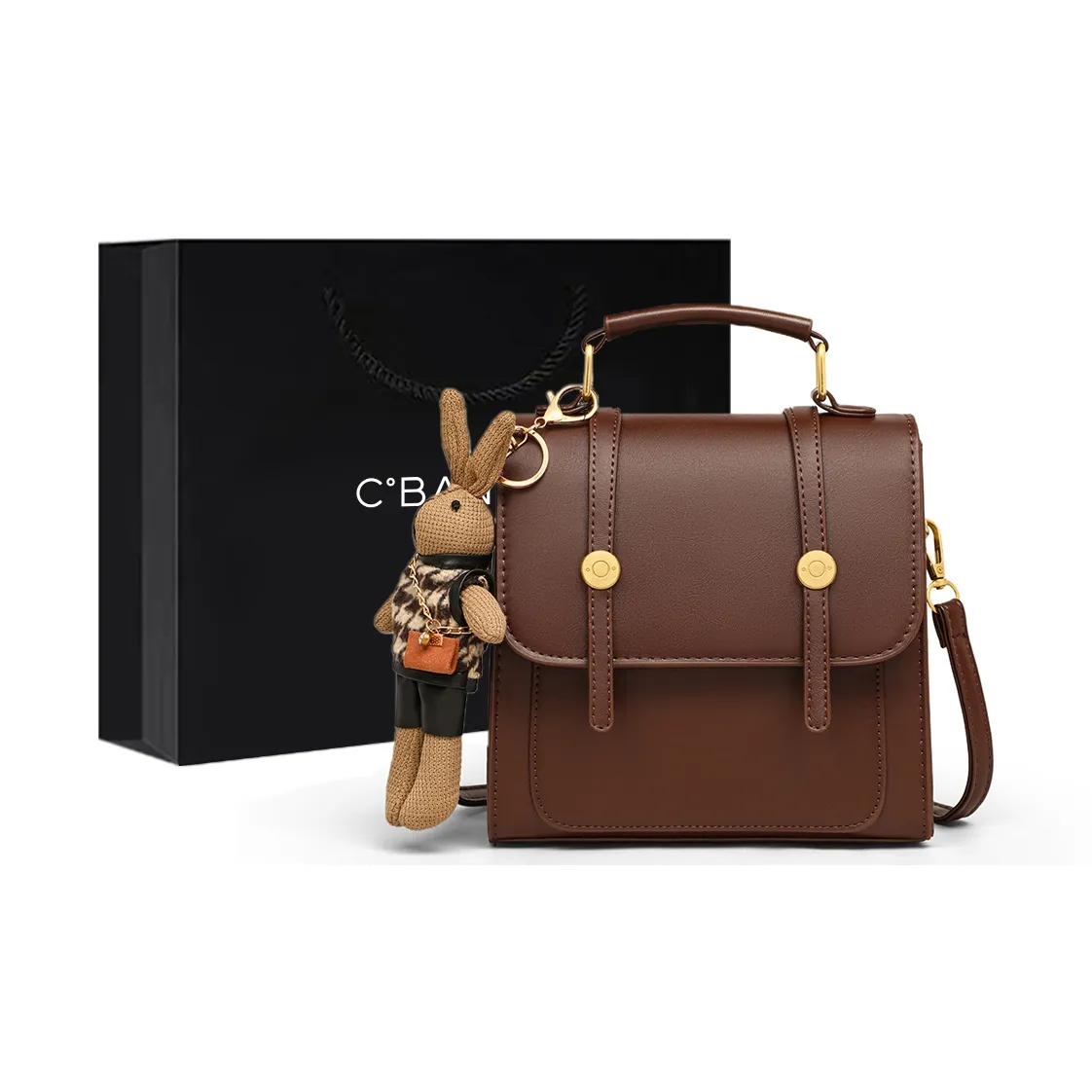 C°BANNER Рюкзак из коровьей кожи женский коричневый