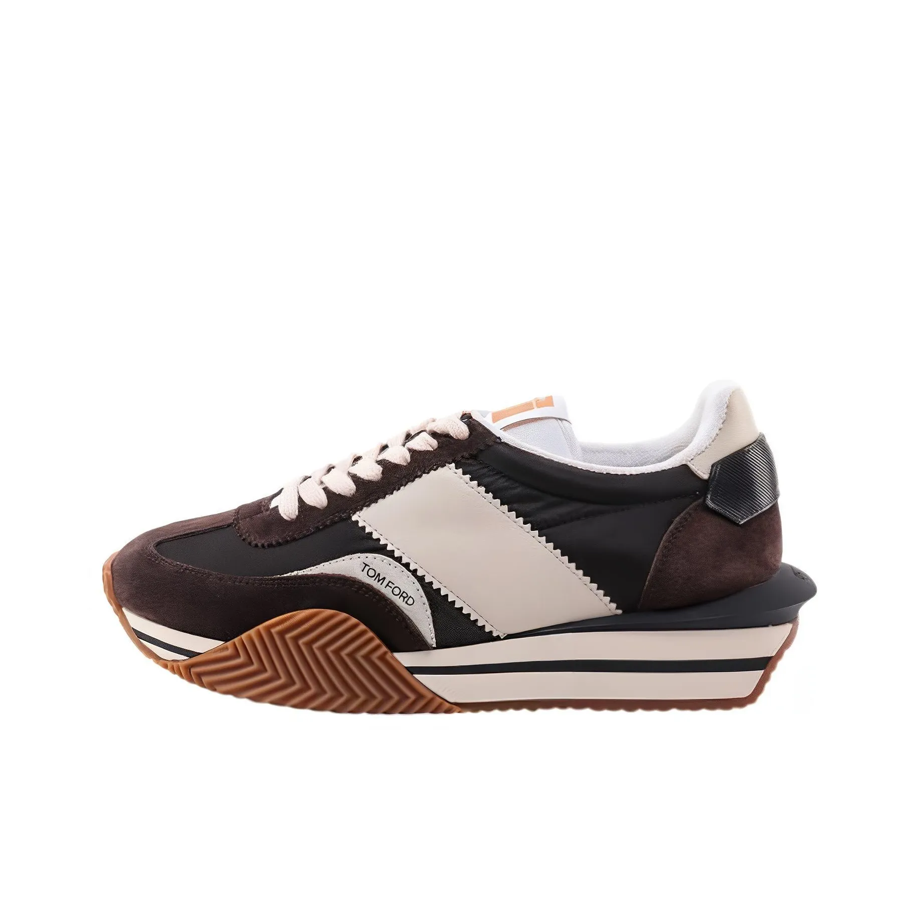 TOM FORD James Panelled Flatform Sneakers