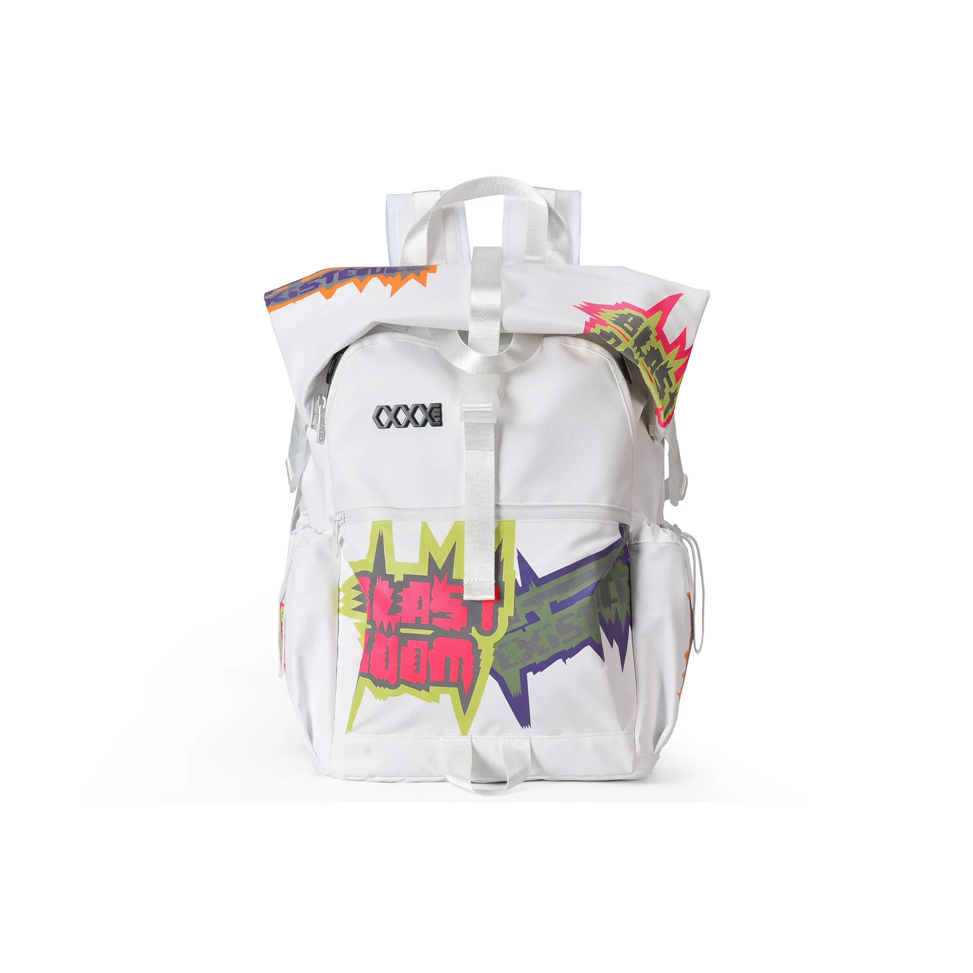 COEXISTENCE Полиэстер Водонепроницаемый Прочный Рюкзак Путешественная Сумка Стандартная (Стандартная) Унисекс Белый