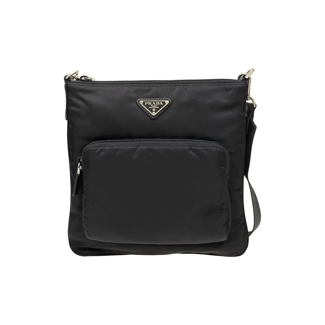 PRADA Nylon Crossbody Bag, Shoulder Bag Women's Black