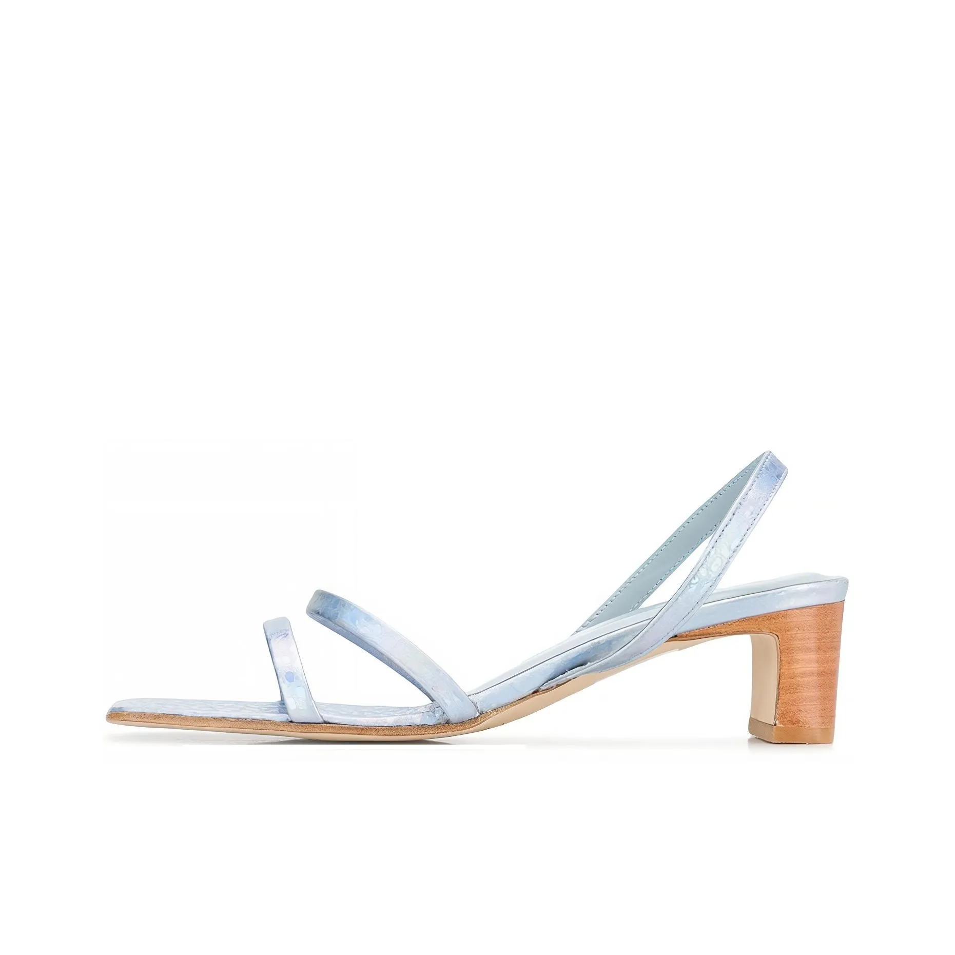 By Far One Ремень Сандалии Женские Светло-Синий