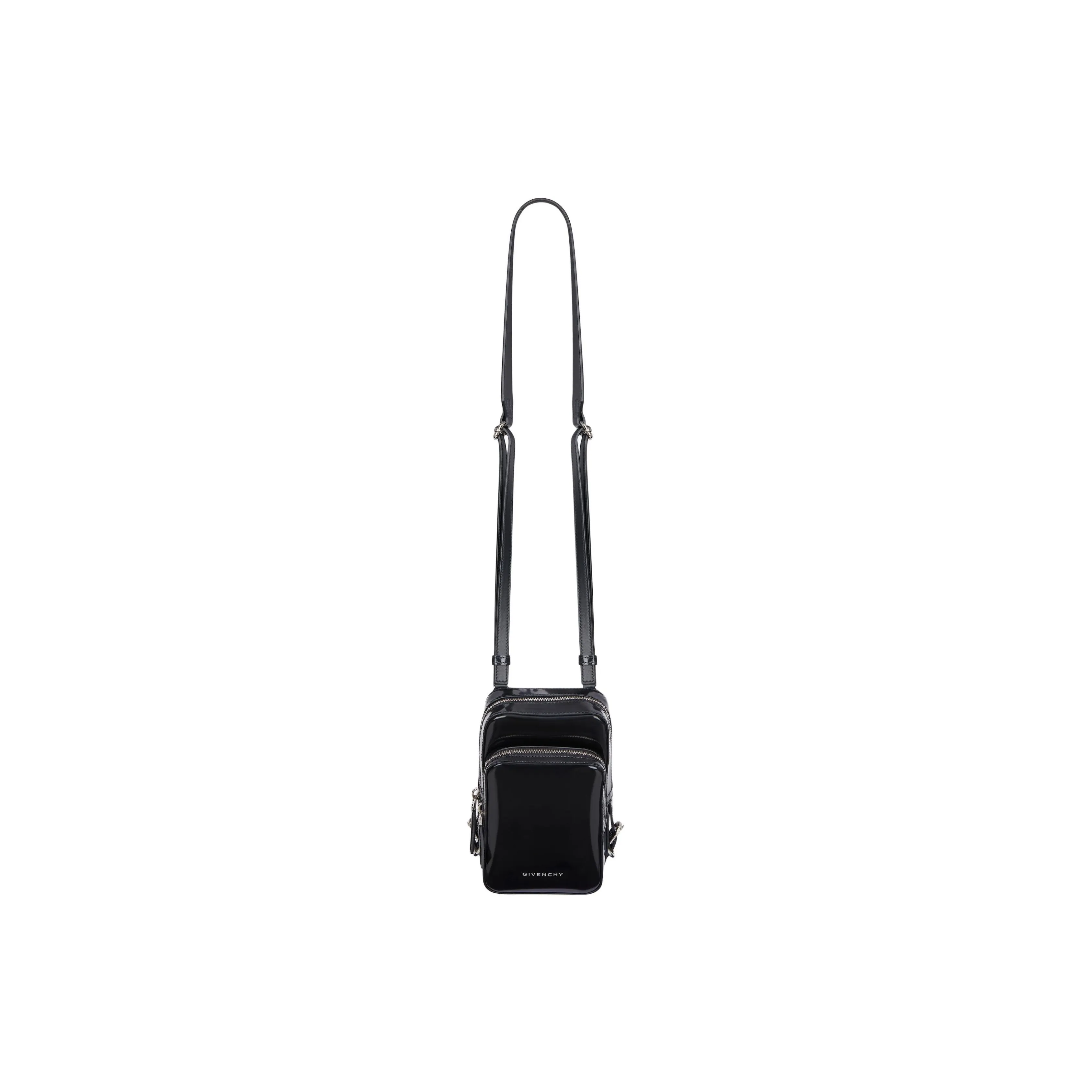 GIVENCHY Pandora Calfskin Shoulder Bag, Crossbody Bag Trumpets Men's Black