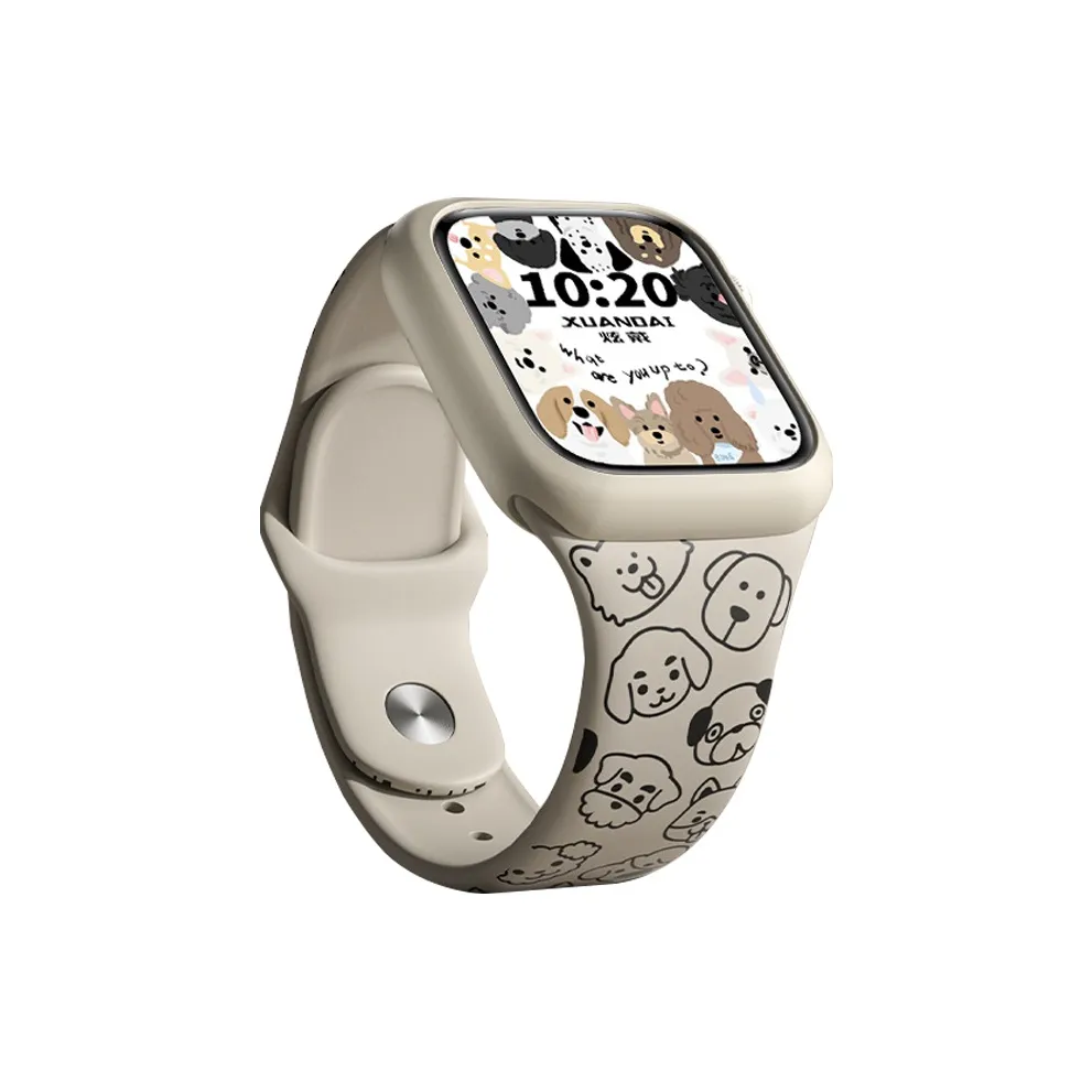 MSSM Strap Apple Compatibility Silicone Material 40mm
