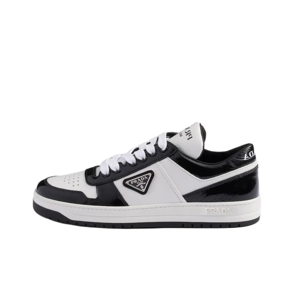 PRADA Prada Downtown Low Top Skateboard Shoes Women's Black White