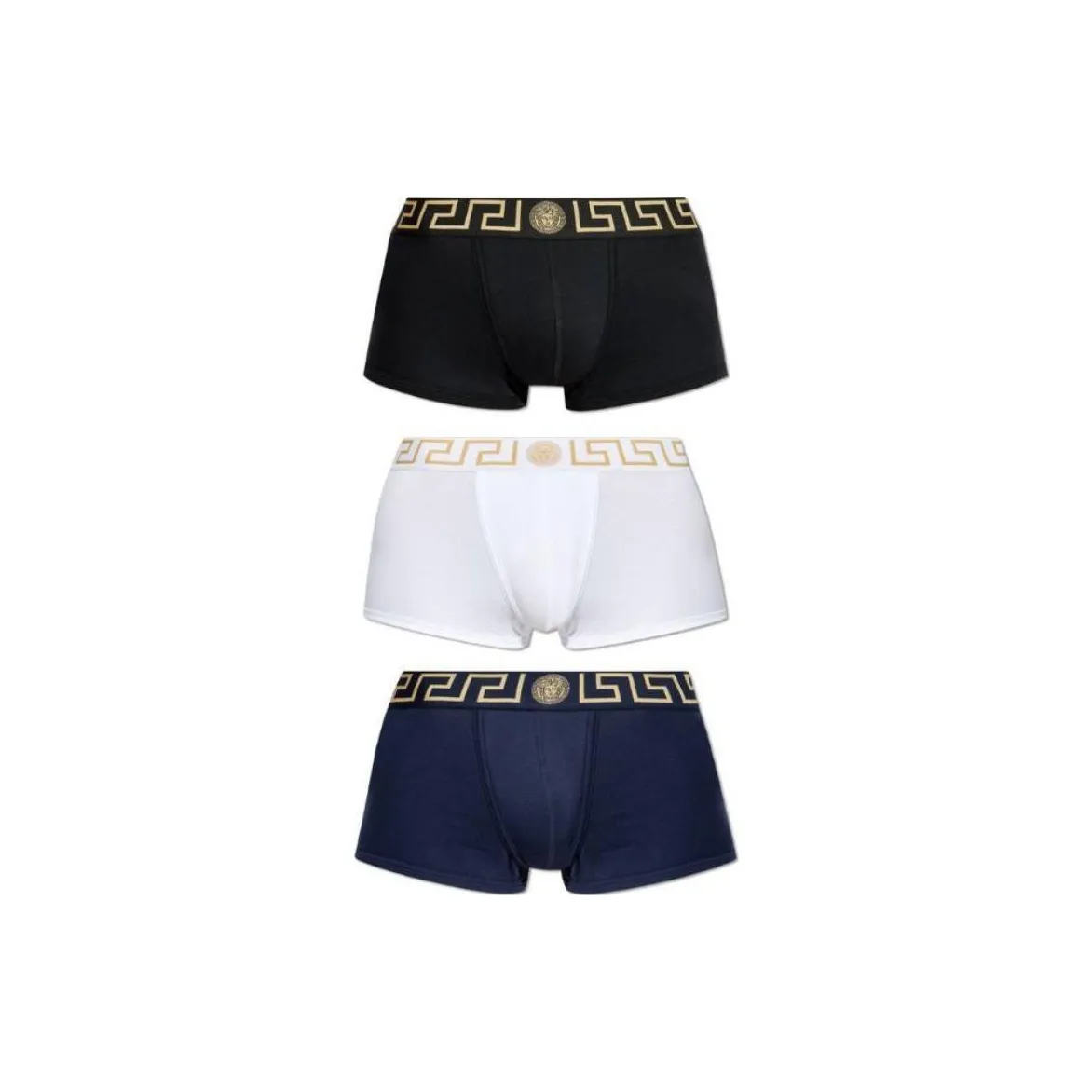 VERSACE Greca Border Three Pack Boxer Briefs