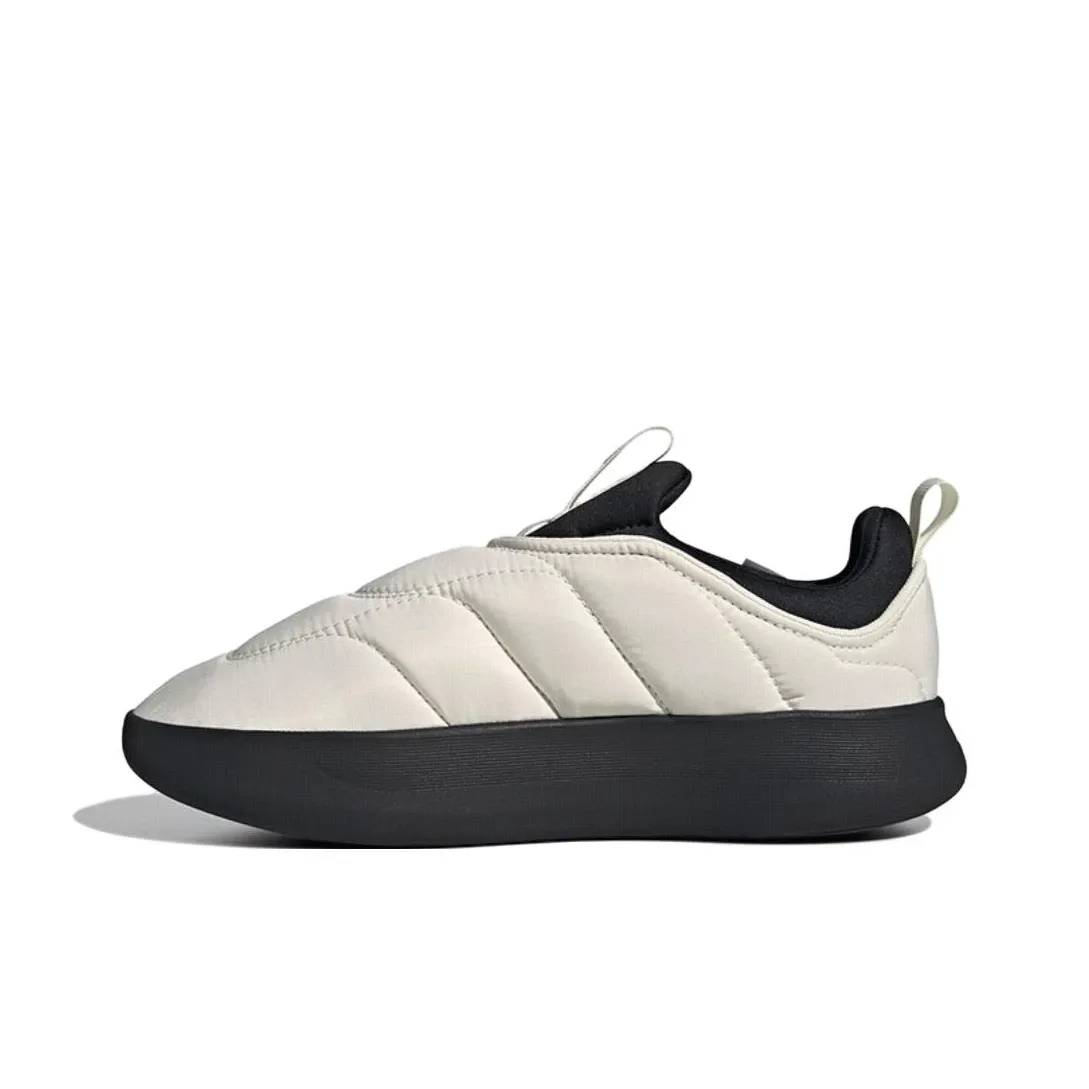 Adidas Adipuff Slip Resistant Abrasion Resistant Низкий Топ Casual Унисекс Экрю
