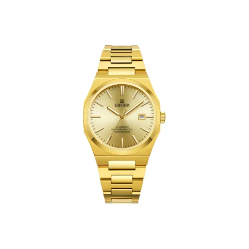EBOHR Механический Movement Мужские EBOHR Master Collection Часы 40 мм Золотые