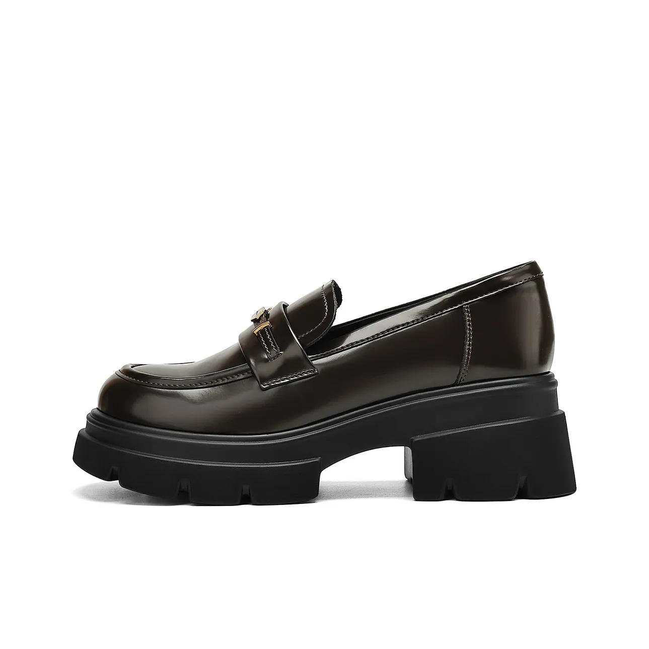 JOSINY Лоферы Коричневый Высота каблука 5,8 см Женские