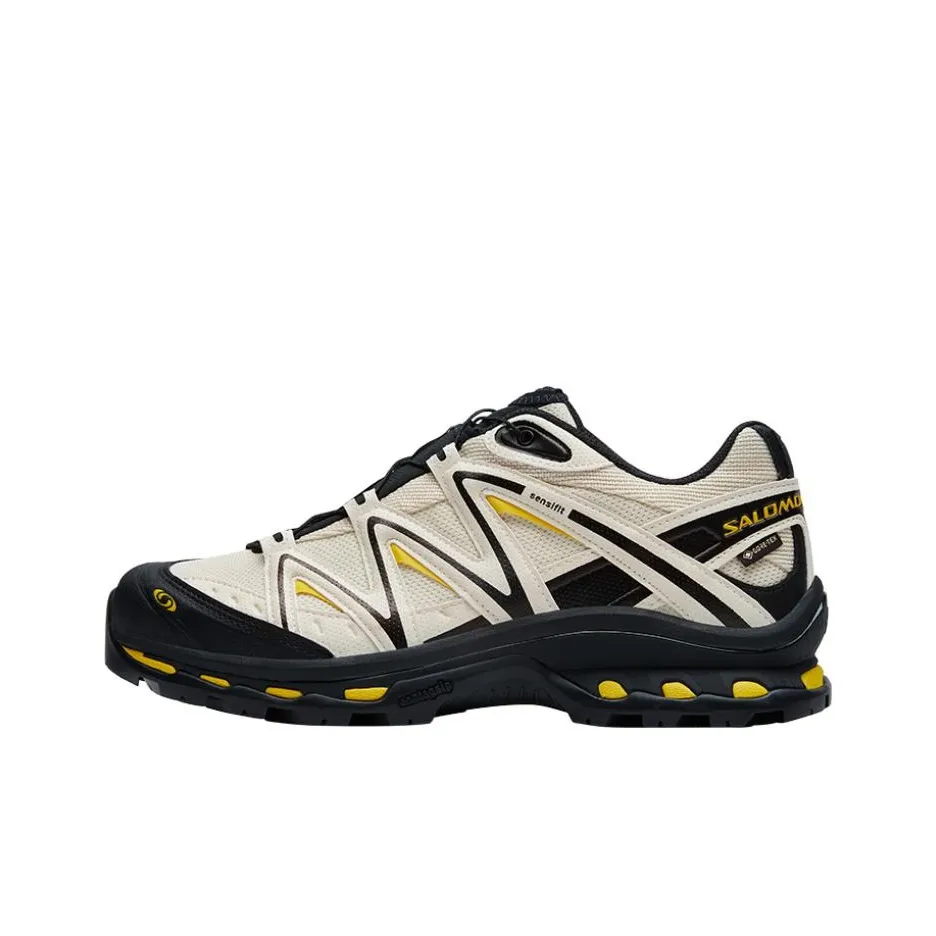 SALOMON XT Quest Hiking / Trekking Shoes Unisex Low Top Greige/Black/Sulfur
