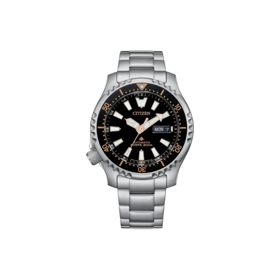 CITIZEN Automatic Mechanical Movement Stainless Steel Strap Watch 42mm Men's Watch Black Dial