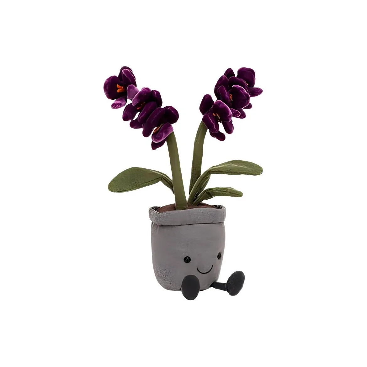 JELLYCAT Fun Plant Фиолетовый Орхидея Куклы Плюшевая кукла 29 см Длина тела