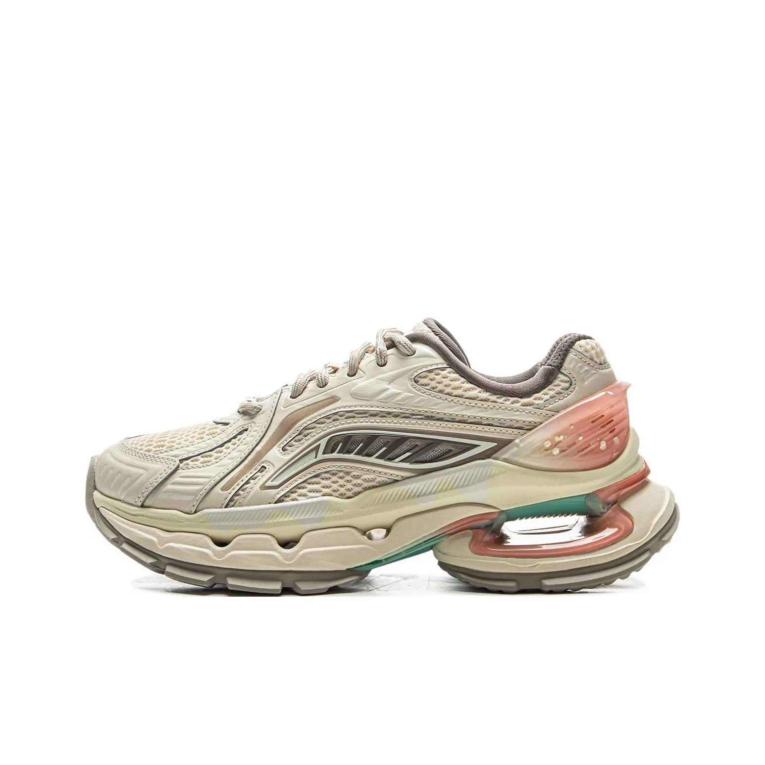 LINING Furious Rider BOW Повседневный Низкий Топ Rock Белый Серый Женский