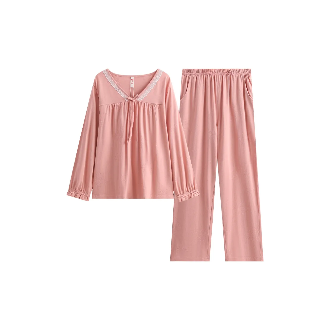 FENTENG Пижамный комплект женский оранжевый розовый