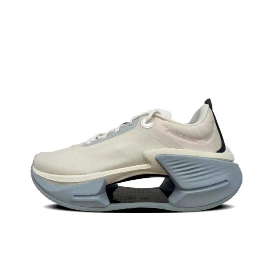 LiNing Shadow 3 ESSENTIAL Cushioning Support Rebound Low Top Running Shoes Women's Beige Blue