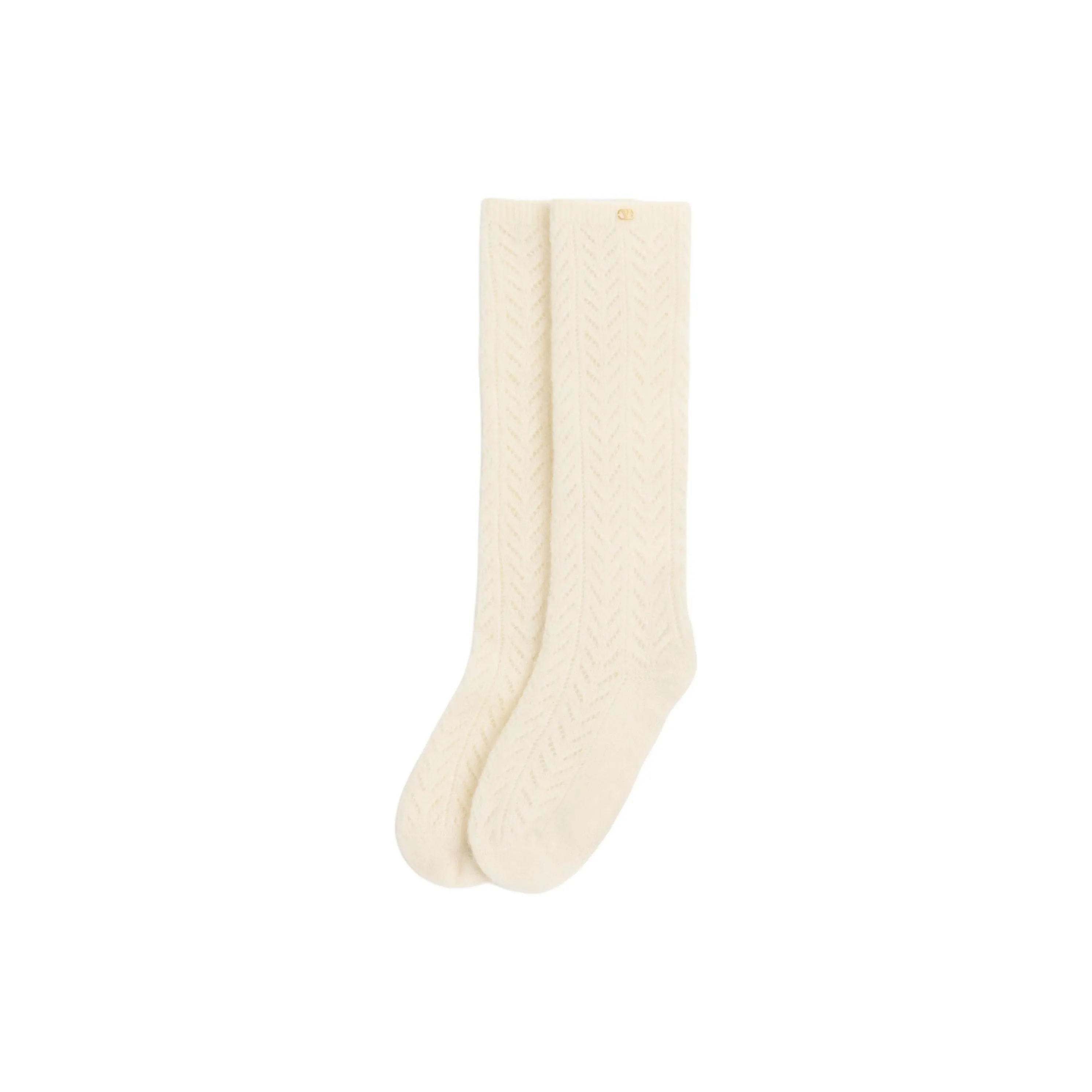 Valentino Logo Plaque Socks