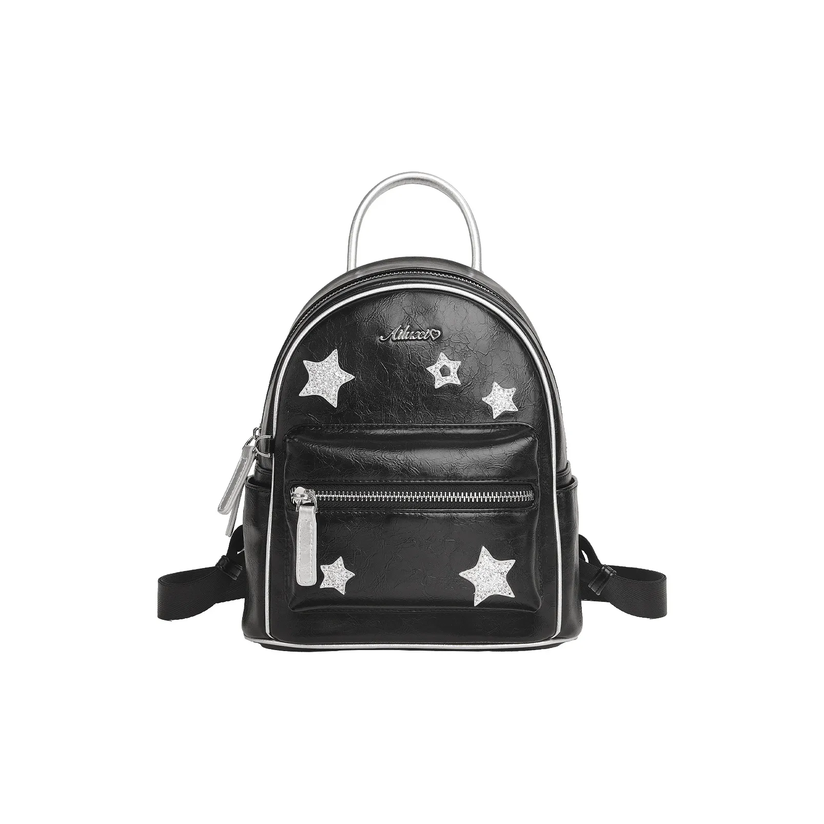 AILUXI Рюкзак из синтетической кожи стандартный женский звездный черный