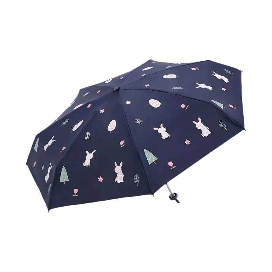 Heavenly Umbrella Ultraviolet Sun And Rain Dual Use Umbrella Vinyl Foldable Portable Sun Umbrella For Unisex