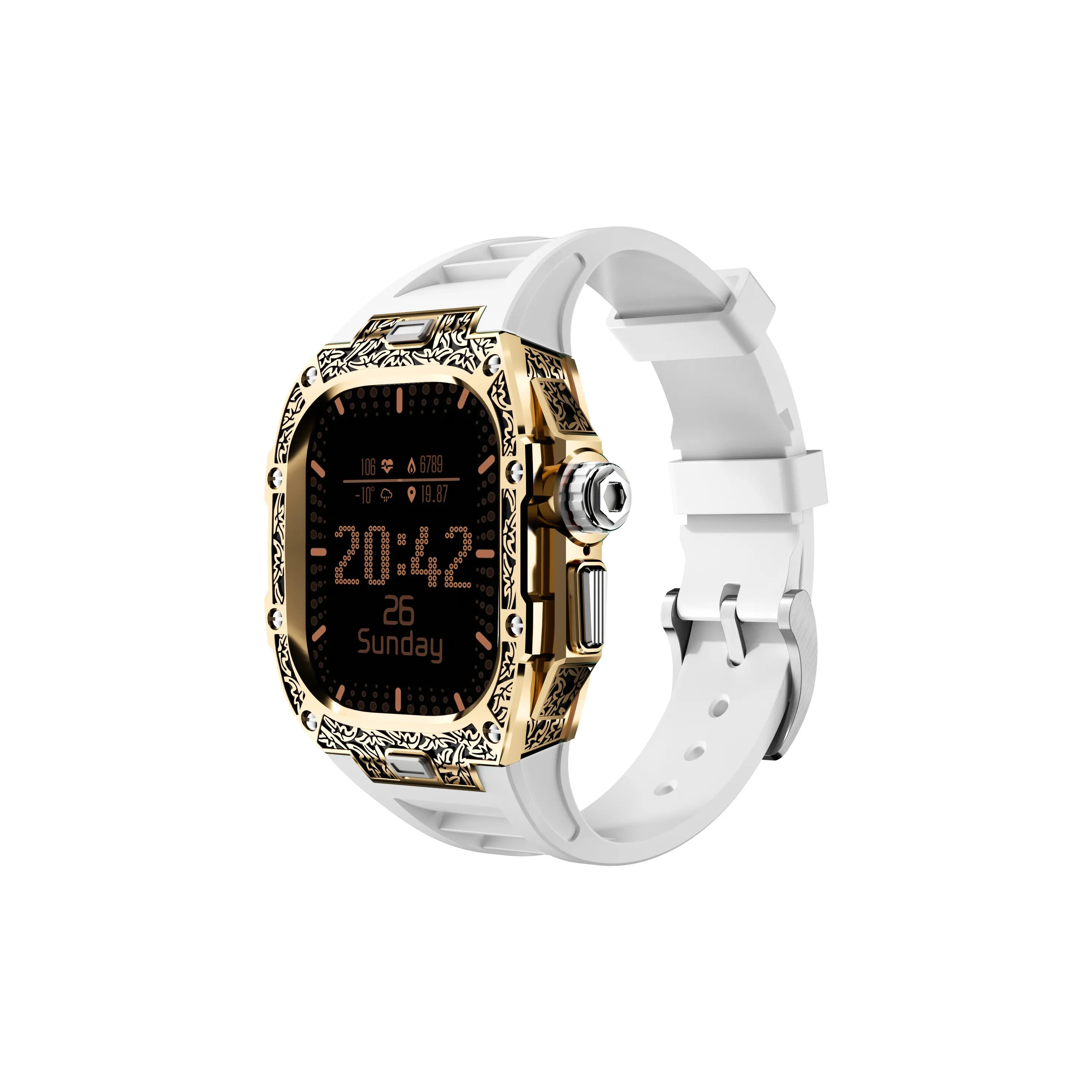 MSSM Watch Band Apple Compatibility Silicone Material