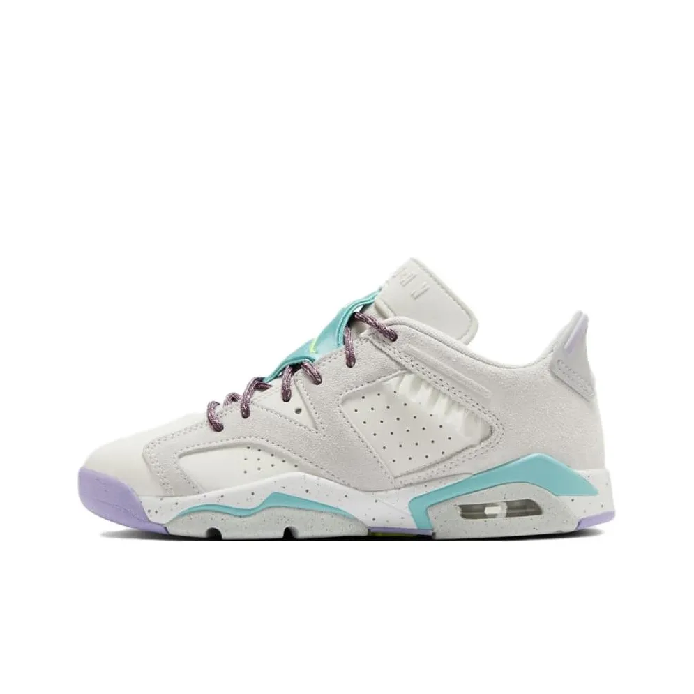 jordan select Air jordan select 6 RETRO LOW Anti Slip Wear Resistant Low Top Vintage Basketball Shoes Gray GS Teenagers