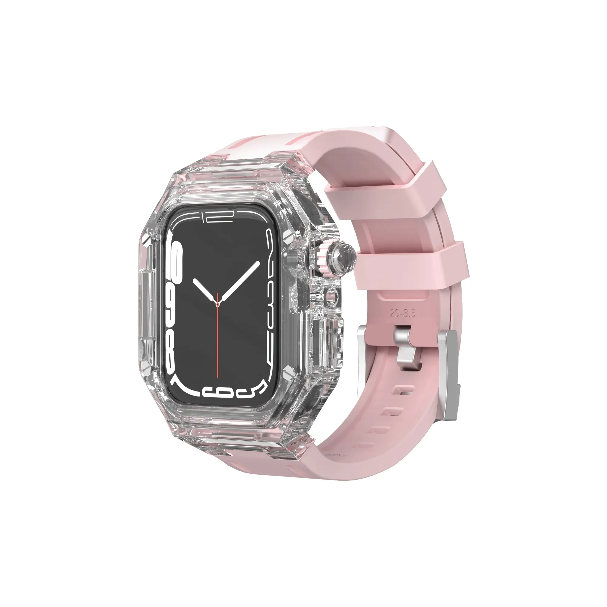 MSSM Apple Compatibility Watch Band 16.76cm~21.33cm 46 Watch Dial Silicone Material