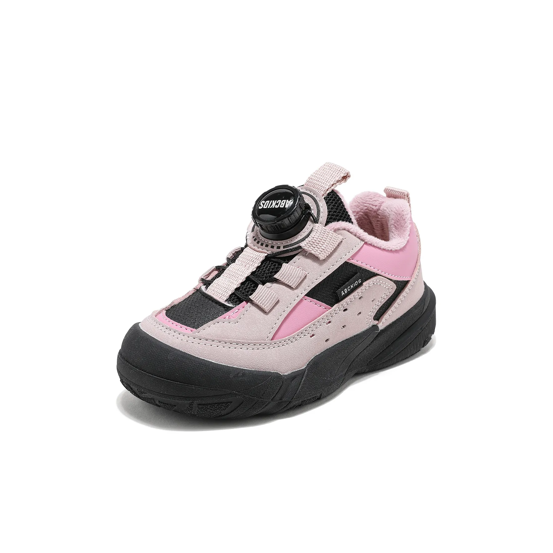 ABC KIDS Slip Resistant Lightweight Cushioning Thermal Kids Lifestyle Shoes Black Rose Fuchsia Kids'