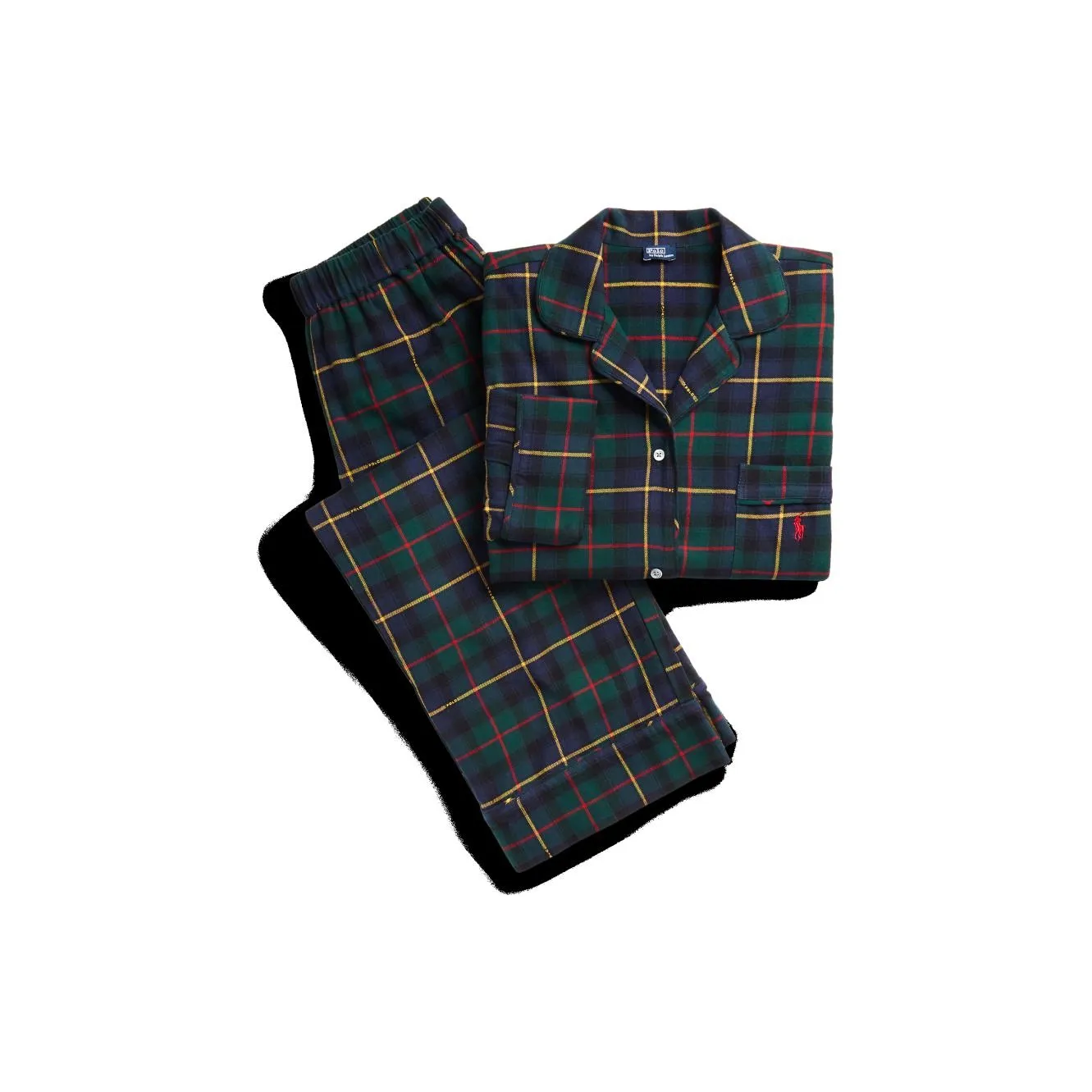 Polo Ralph Lauren FW24 Пижамный комплект женский зеленый