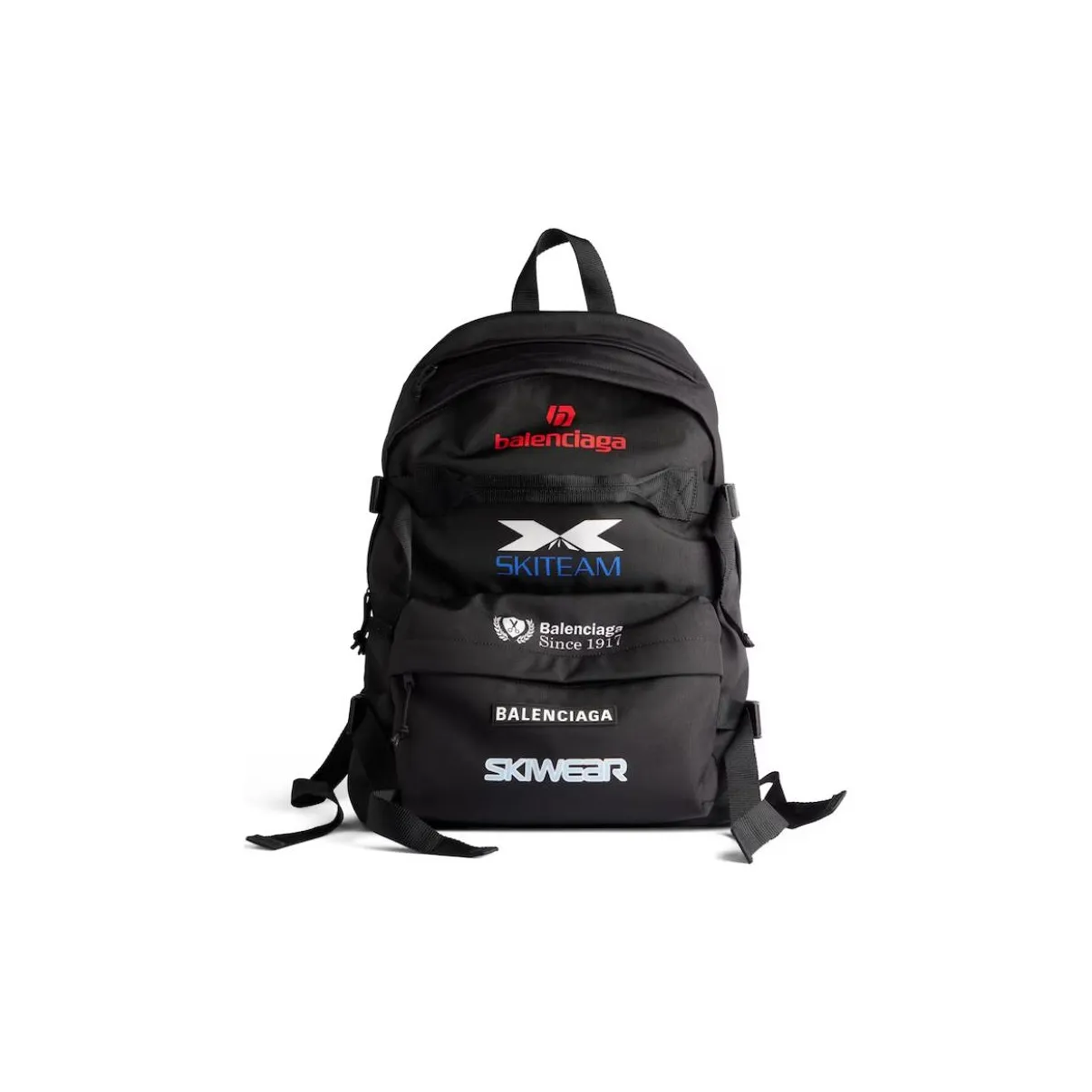 Balenciaga Polyamide Backpack Men's Black