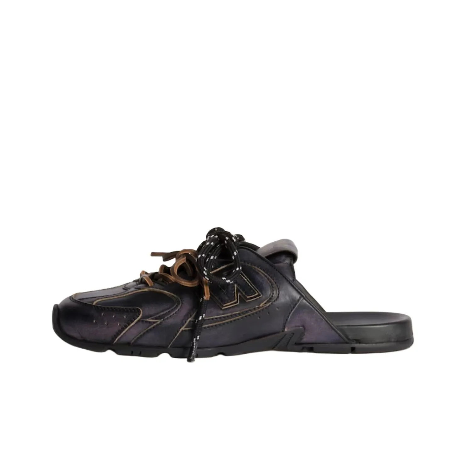 New Balance x MIU MIU NB 530 SL Wrap toe Slippers Women's Black