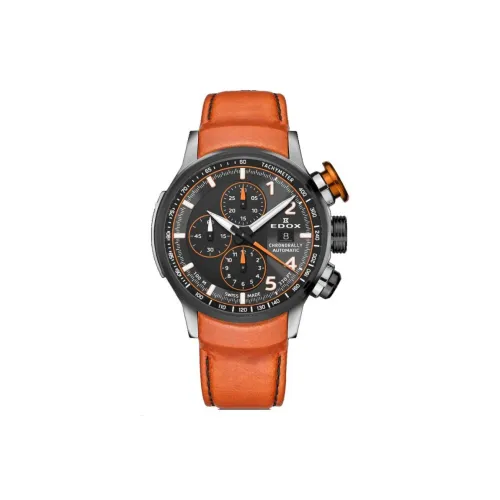 EDOX Автоматический Механический Часы Мужские Movement 45 мм Черные