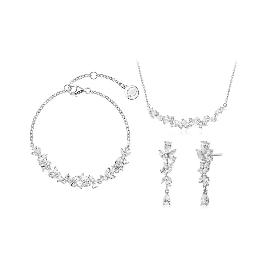 FANCI Wisteria Flower Series S925 Silver Bracelets Women's