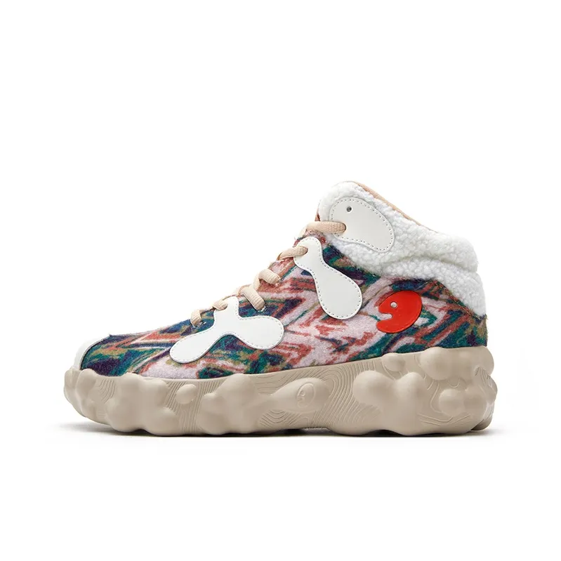 U.IN Figras 3 Ugly Cute Shoes Mid Top Casual Shoes Unisex