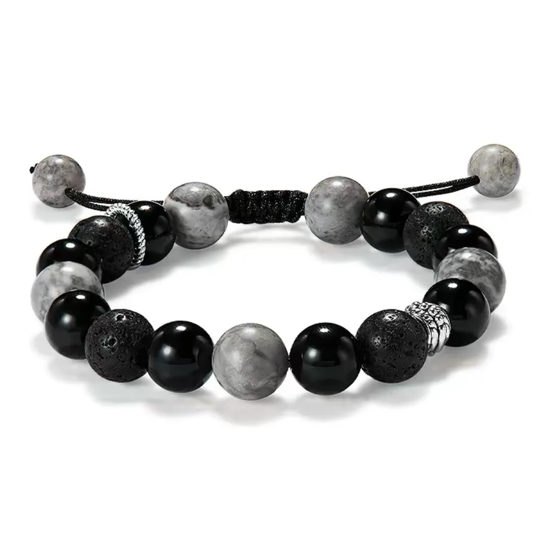 J KINGLAY Obsidian Браслеты Унисекс