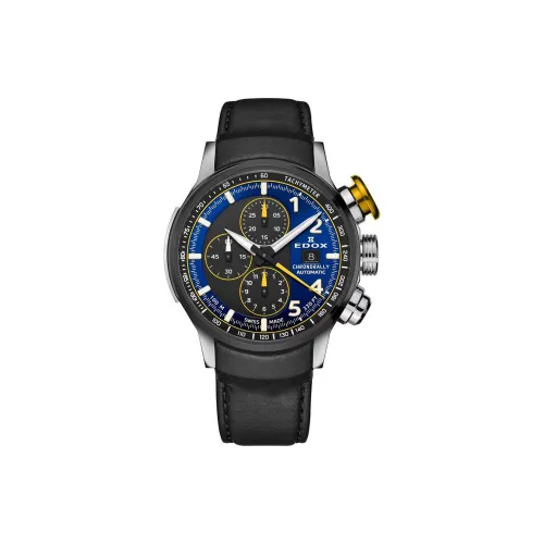 EDOX Автоматический Механический Часы Мужские Movement 45 мм Черные