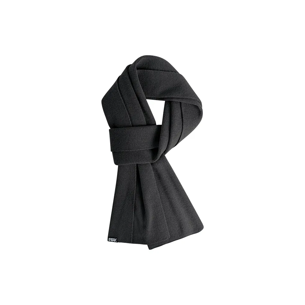 PEAK Акриловые Вязаные Шарфы Унисекс Черный